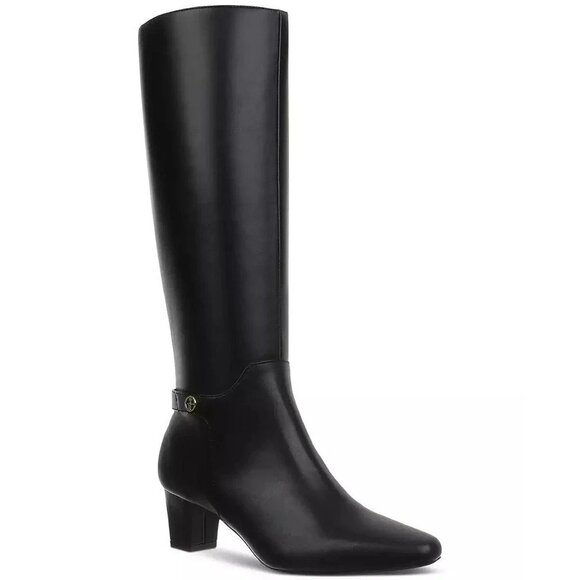 Giani Bernini Crissalynne Knee High Dress Boots Black Size 10.5 MSRP $179 - Picture 1 of 5